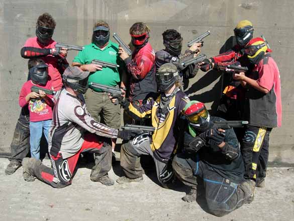 Fun atmosphere at TAG Paintball