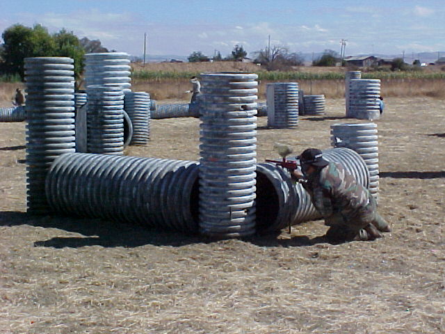 Hyper Pipe course at TAG Paintball