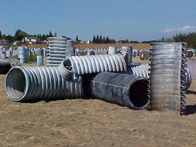 Hyper Pipe course at TAG Paintball